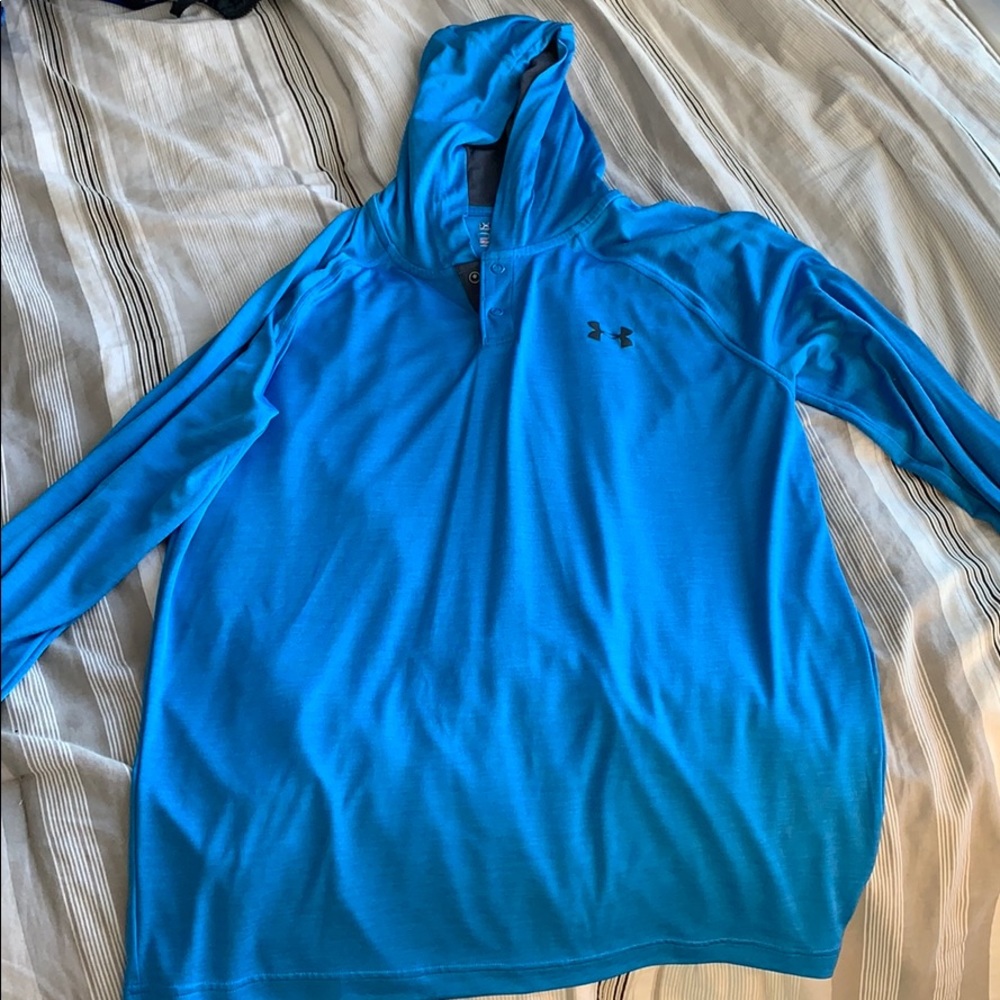 Under Armour long sleeve with a hoodie